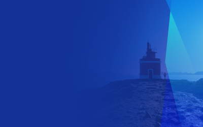 Foto faro con un difuminado encima