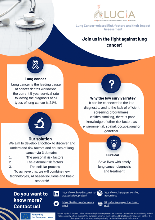 infografía del proyecto LUCIA