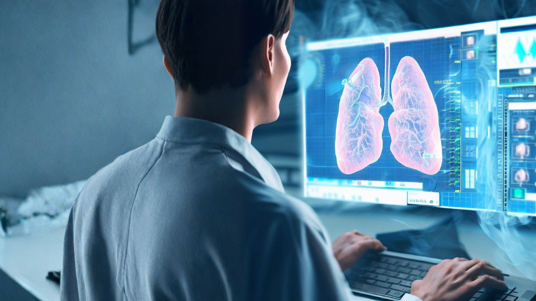 imagen ia chico frente a un ordenador